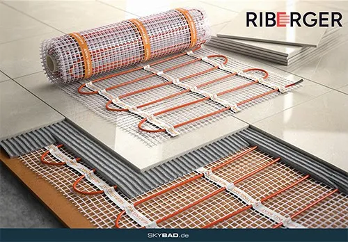 Elektrische Fußbodenheizung von Riberger