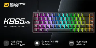 Endgame Gear KB65HE - Einfach besser Spielen