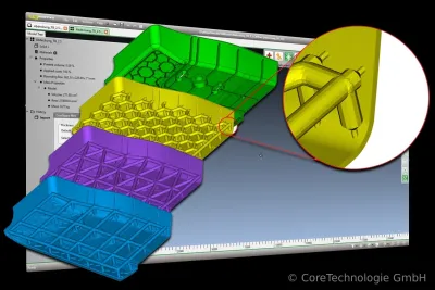 Erstellung von Versteifungsstrukturen mithilfe der neuen Stiffener-Funktion von 4D_Additive Verzugsfreier 3D-Druck großformatiger Bauteile