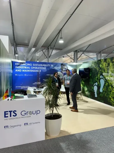 ETS-Stand auf der COP29 COP29: Unternehmen der ETS Group präsentieren Umwelttechnologien bei der UN-Klimakonferenz in Baku