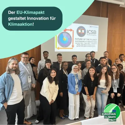 EU-Klimapakt-Botschafter:innen unterstützen Innovationen für eine grünere Zukunft EU-Klimapakt-Botschafter:innen unterstützen Innovationen für eine grünere Zukunft