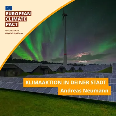 EU-Klimapakt: Von Saerbeck nach Brüssel - Deutscher Klimaschützer zeigt Engagement im Herzen Europas