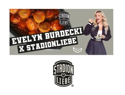 Evelyn Burdecki ist das neue Werbegesicht von Stadionliebe&reg; - eine Zusammenarbeit mit Biss