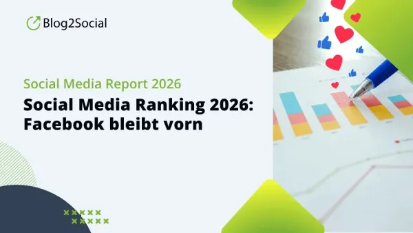 Social Media Ranking 2026: Facebook bleibt weltweit vorn