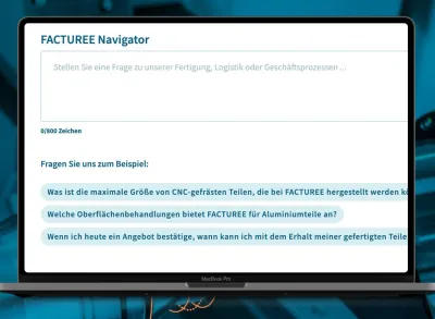 FACTUREE Navigator 1.0 FACTUREE bringt ersten fachspezifischen KI-Assistenten für die Beschaffung von Bauteilen auf den Markt