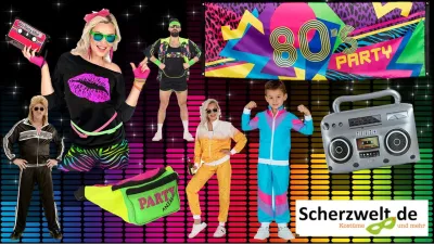 Zurück zu den 80ern - 80 Jahre Kostüme sind wieder in