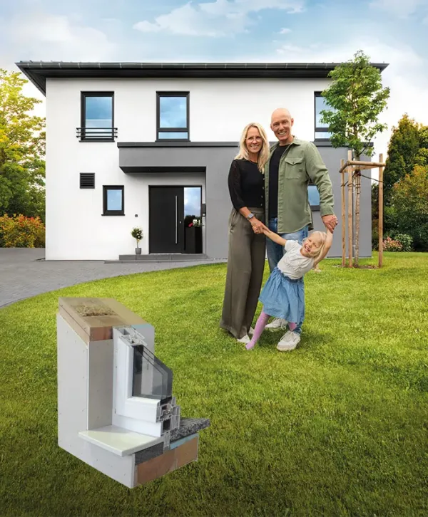 Fingerhut Haus: Energieeffizient  bauen beginnt bei der Gebäudehülle