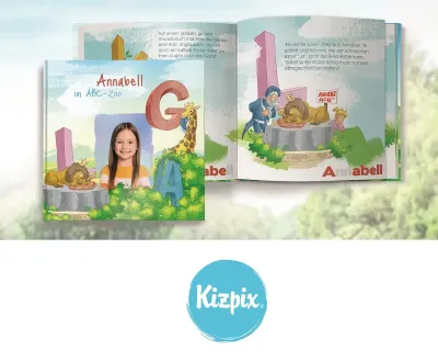 Freunde- und ABC/Geschichtenbücher mit Fotos und Avataren von Kizpix Personalisierbare Freunde- und ABC/Geschichtenbücher mit Fotos und Avataren von Kizpix