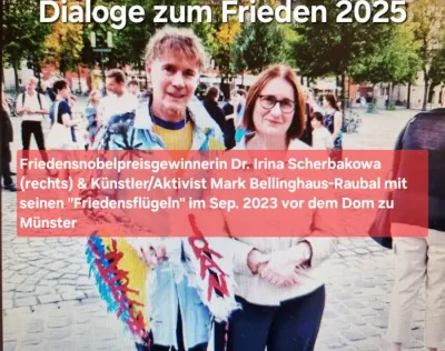 Friedensnobelpreisträgerin 2022 Dr. Irina Scherbakowa spricht am 23.10.2025 in Münster: Dialoge zum Frieden