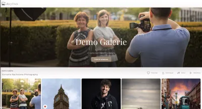 GalleryDock: Online-Fotogalerie für Fotografen zur professionellen Präsentation von Kundenbildern Fotos und Videos an Kunden übergeben: GalleryDock bündelt komplette Projekte