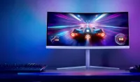 Gaming mit 200 Hz, KI-gestütztem Ambiglow und USB-C: der Philips Evnia 34M2C5601QA