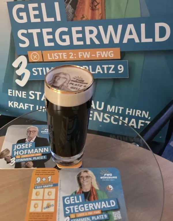 Geli für Würzburg Neue App - Stadtrat - Guinness Event