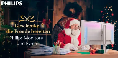 Geschenkideen zum Fest von Philips Monitore und Evnia