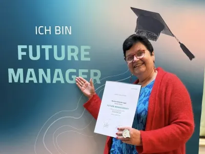 Das Gestalten von Zukunft ist für Unternehmen wichtiger, denn je Mag.a Monika Herbstrith-Lappe erhielt "Future-Management-Zertifikat"