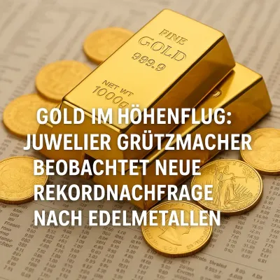 Goldpreis auf Rekordkurs - Juwelier Grützmacher empfiehlt Verkauf von Altgold und Investition in Goldmünzen