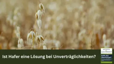 Ist Hafer eine Lösung bei Unverträglichkeiten? Ist Hafer eine Lösung bei Unverträglichkeiten?
