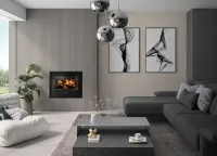 Das Kaminfeuer in der Wand: Feuriger Minimalismus in neuer Dimension