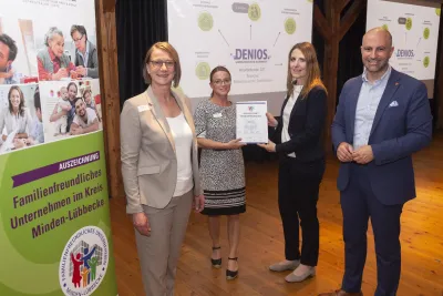 DENIOS als "Familienfreundliches Unternehmen" ausgezeichnet