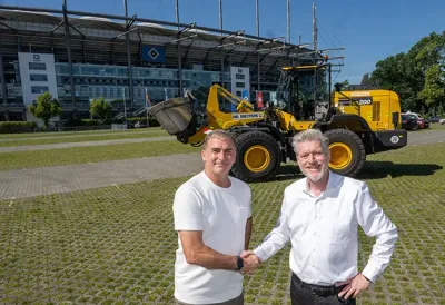 HKL BAUMASCHINEN ist neuer Partner des Hamburger SV HKL ist neuer Partner des Hamburger SV