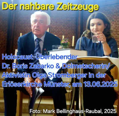 Ode an den Holocaust-Überlebenden Dr. Boris Zabarko - dem starken Botschafter gegen das Vergessen