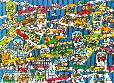 James Rizzi - Die bunte Welt des Pop Art - bei Galerie Inspire Art