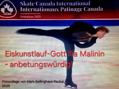 Ilia Malinin, 20, der anbetungswürdige Eiskunstlaufgott der bereits Olympia-Gold garantiert in der Tasche hat