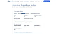 Immo-Altersvorsorge.de zeigt die Versorgungslücke netto und inflationsbereinigt &ndash; ohne Anmeldung, mit Sparplan- und Immobilien-Szenario