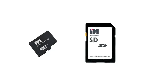 Sofort Lieferbar: Industrielle SD- und microSDs von Intelligent Memory