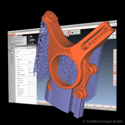 Integriertes Simulationswerkzeug für SLM-Bauteile zur optimierten Erstellung von Stützstrukturen Automatisierung und Simulation für die additive Fertigung