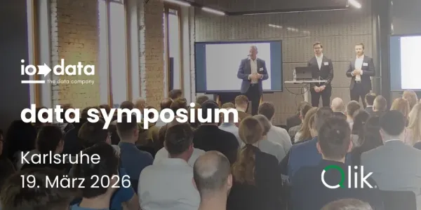 Qlik in Aktion: iodata data symposium in Karlsruhe