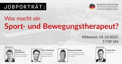Jobporträt: Sport- und Bewegungstherapeut/in