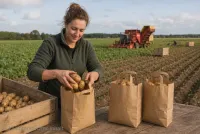 Kartoffelernte in Deutschland: Regionale Vermarktung braucht passende Verpackungen