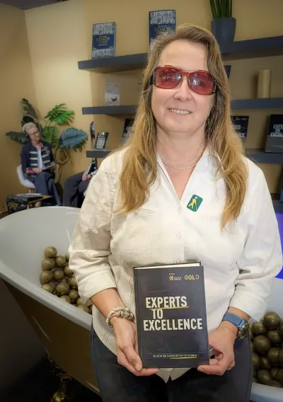 Kathleen Starke aus Schwerin – Mentaltrainerin und Mitautorin von „Experts to Excellence“. Von der Reichsbahn auf die Buchmesse: Kathleen Starke
