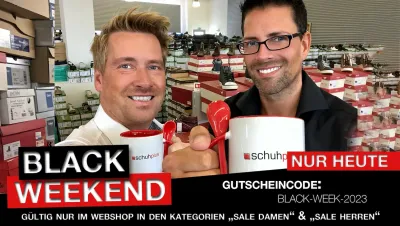 30% Rabatt: Letzter Black Week Tag bei schuhplus - Schuhe in Übergrößen