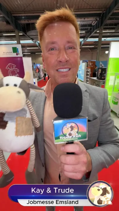 "Trude Kuh" auf der Jobmesse Emsland 2025 in Lingen