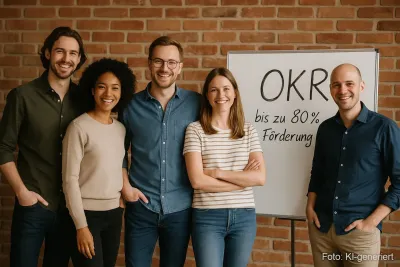 Klare Ziele von Anfang an: OKR als Erfolgsfaktor für Startups - bis zu 80â¯% Förderung Wie Google: Startup-Ziele managen - bis zu 80% Zuschuss