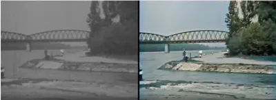 Kolorierung von S/W Schmalfilm Professionellen Digitalisierung von Super 8 / 8mm-Film