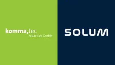 komma,tec und SOLUM schliessen Partnerschaft