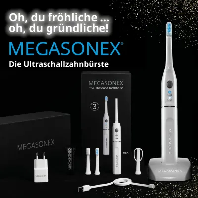 Das Komplettangebot MS8 von MEGASONEX®
Mit diesem Geschenk macht man ganz sicher viel Freude. Oh, du fröhliche ... oh, du gründliche!