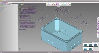 Konvertierung von 3D-Modellen mit 3D-Bemaßungen aus verschiedenen CAD-Formaten in ein PDF 3D-Bemaßungen per Product Manufaturing Information (PMI)