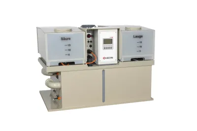 Kyoceras Anlage zur Abwasserneutralisation Kyocera präsentiert seine Wasserneutralisationslösungen