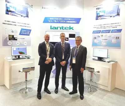 Lantek in Japan: Andre Mahl (li.) und Jun Yoshida (re.) mit Lantek-CEO Alberto López de Biñaspre Internationales Software-Haus Lantek stärkt asiatische Präsenz mit Niederlassung in Japan