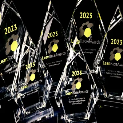 Verleihung der LeanBaseAwards 2023 auf dem LATC2023
