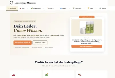Lederpflege Portal launcht mit Leder Lexikon Lederpflege Seite relauncht mit Lederpflege Lexikon