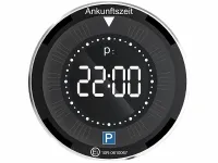 Lescars Digitale e-Parkscheibe, ECE, Solar