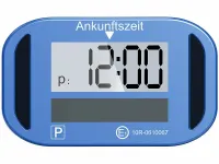 Lescars Kompakte e-Parkscheibe, ECE-Zulassung, Solar