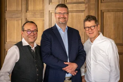 Von links nach rechts: Mark Finley, Stefan Stratmeier, Jörn Beckmann Datatrain erweitert Führungsspitze