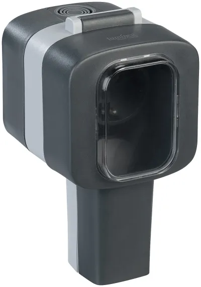Luminea Home Control Outdoor-Aufputz-Steckdose SF-710, 3.680 Watt, WLAN, App, Matter-zert., IP56 Luminea Home Control Outdoor-Aufputz-Steckdose SF-710, App