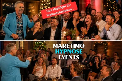 Maretimo Hypnoseshow zur Weihnachtsfeier - ein außergwöhnliches Erlebnis statt Standardprogramm
