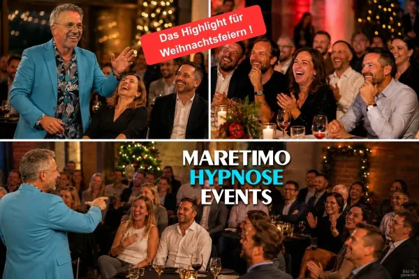 Maretimo Hypnoseshow zur Weihnachtsfeier - ein außergwöhnliches Erlebnis statt Standardprogramm